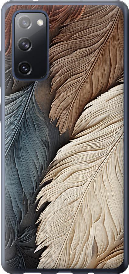 Чехол на Samsung Galaxy S20 FE G780F Листья в стиле бохо