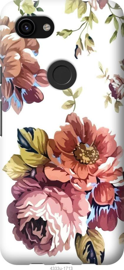 Чехол на Google Pixel 3a XL Vintage flowers