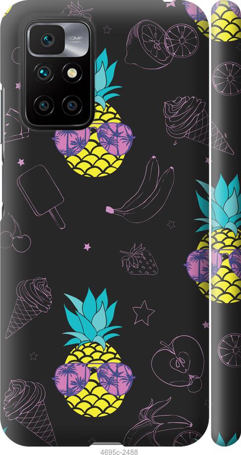 Чехол на Xiaomi Redmi 10 Summer ananas