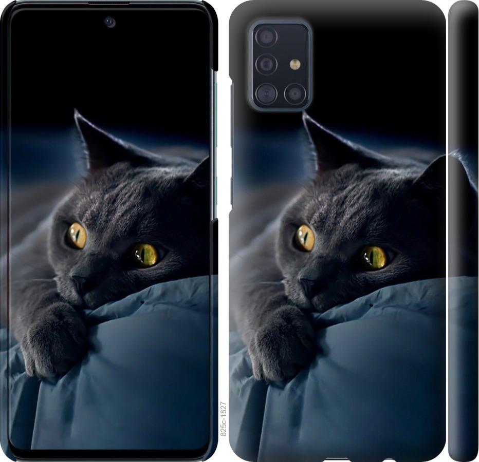 Чехол на Samsung Galaxy A51 2020 A515F Дымчатый кот