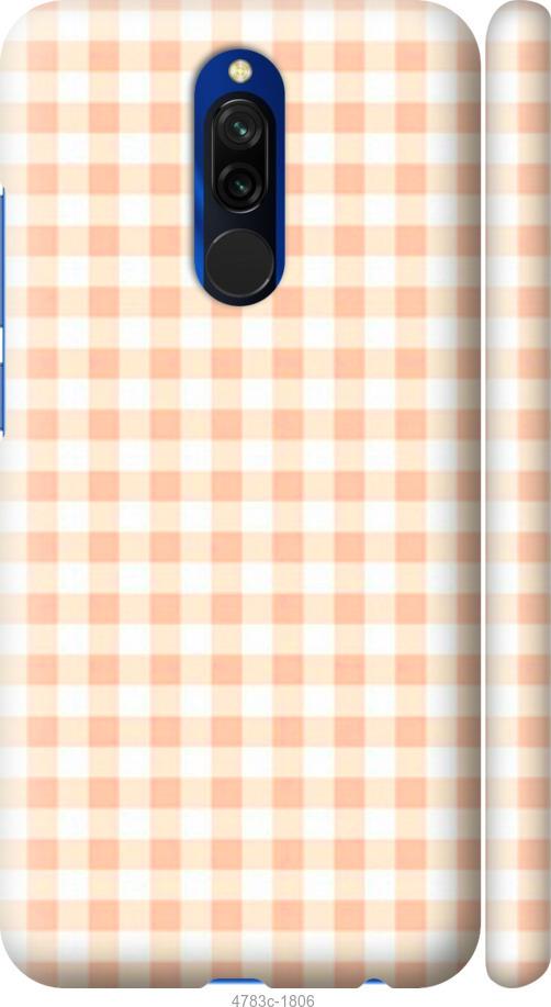 Чехол на Xiaomi Redmi 8 Узор в клетку