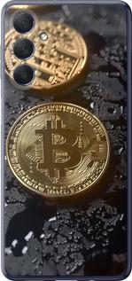 Чехол на Samsung Galaxy M54 Вулканический Bitcoin