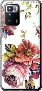 Чехол на Xiaomi Redmi Note 10 Pro 5G Vintage flowers