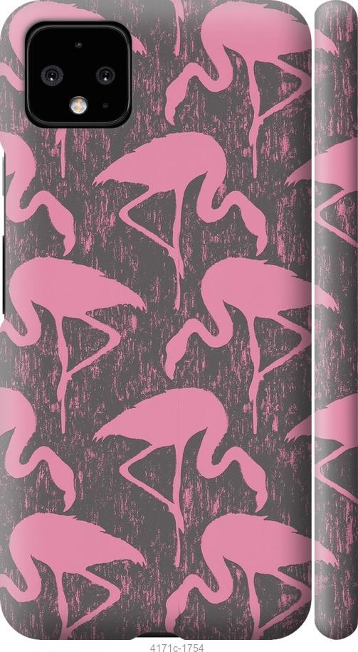 Чехол на Google Pixel 4 XL Vintage-Flamingos