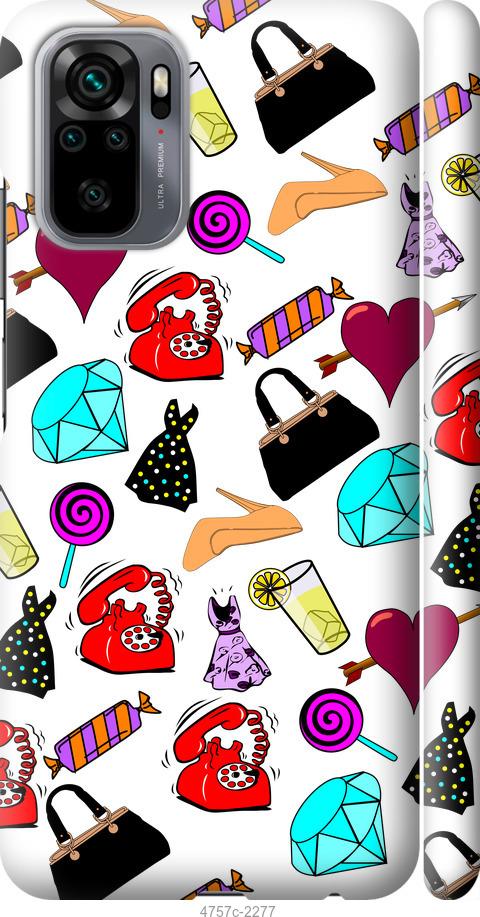 Чехол на Xiaomi Redmi Note 10 stickers