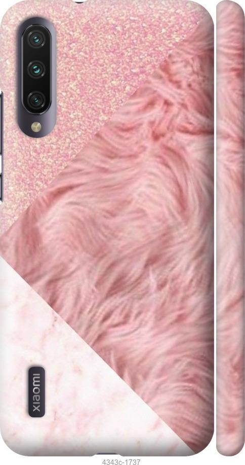 Чехол на Xiaomi Mi A3 Розовые текстуры