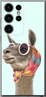 Чехол на Samsung Galaxy S24 Ultra Модная лама