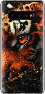 Чехол на Samsung Galaxy S10 Tiger