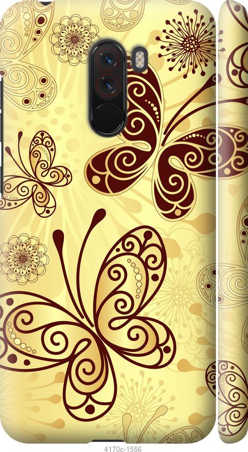 Чехол на Xiaomi Pocophone F1 Красивые бабочки
