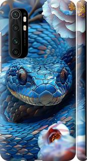 Чехол на Xiaomi Mi Note 10 Lite Blue Snake