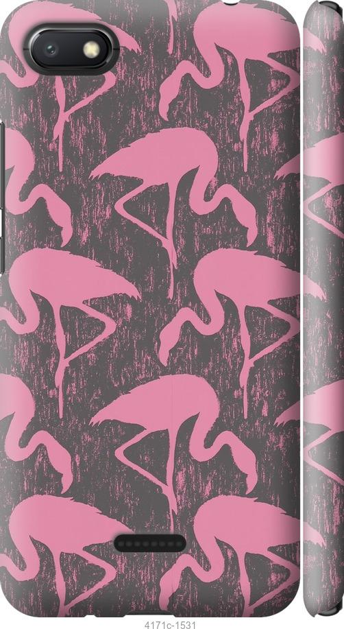 Чехол на Xiaomi Redmi 6A Vintage-Flamingos