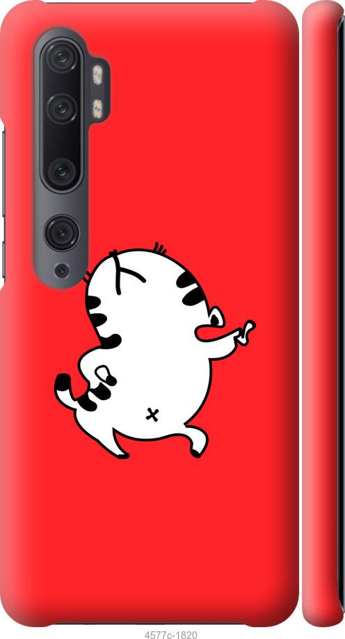 Чехол на Xiaomi Mi Note 10 Котик
