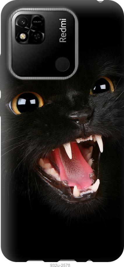 Чехол на Xiaomi Redmi 10A Чёрная кошка