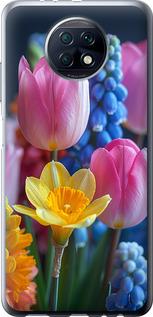 Чехол на Xiaomi Redmi Note 9T Весенние цветы