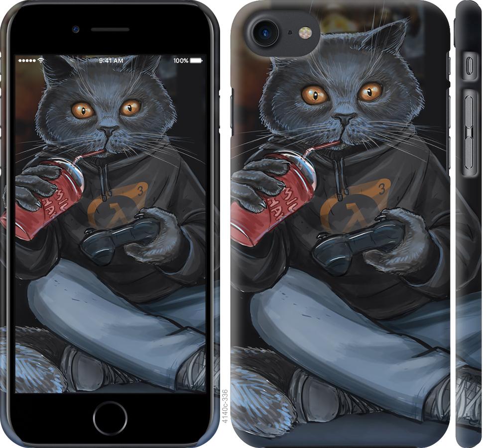 Чехол на iPhone 7 gamer cat