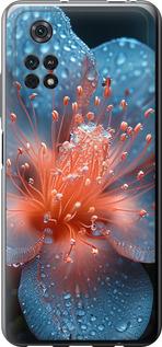 Чехол на Xiaomi Poco M4 Pro Роса на цветке