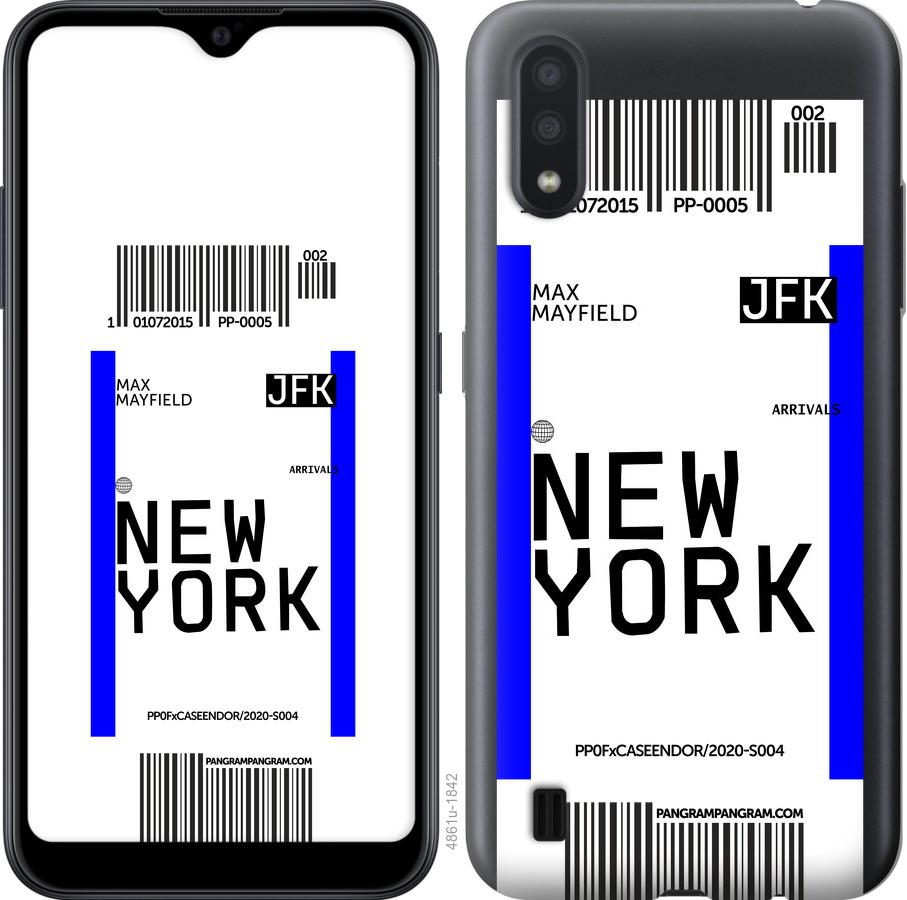 Чехол на Samsung Galaxy A01 A015F New York