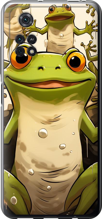 Чехол на Xiaomi Poco M4 Pro Веселая жаба