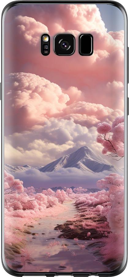 Чехол на Samsung Galaxy S8 Розовые облака
