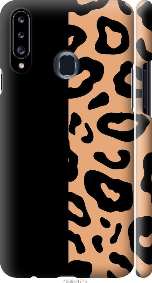 Чехол на Samsung Galaxy A20s A207F Пятна леопарда