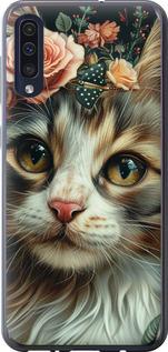 Чехол на Samsung Galaxy A30s A307F Cats and flowers