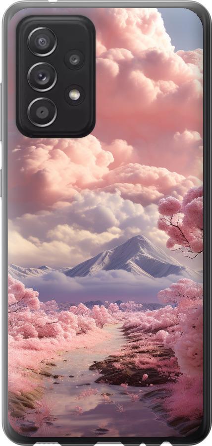 Чехол на Samsung Galaxy A52 Розовые облака