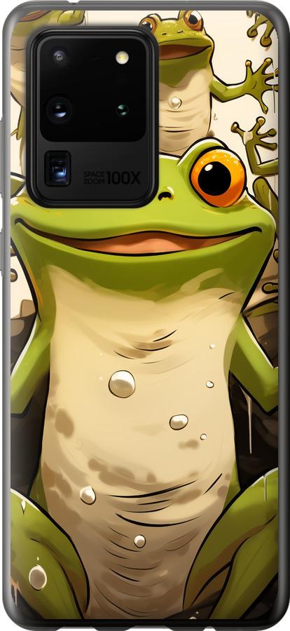Чехол на Samsung Galaxy S20 Ultra Веселая жаба