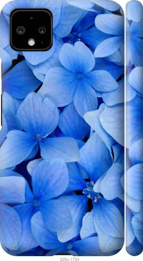 Чехол на Google Pixel 4 XL Синие цветы