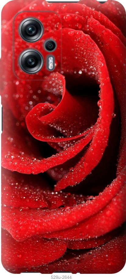 Чехол на Xiaomi Redmi Note 11T Pro Красная роза