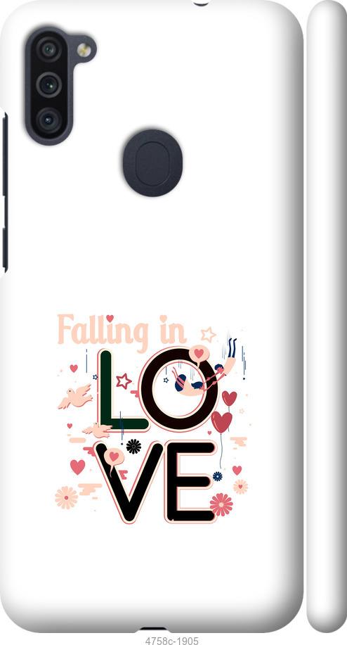 Чехол на Samsung Galaxy M11 M115F falling in love