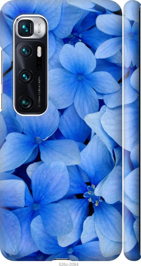 Чехол на Xiaomi Mi 10 Ultra Синие цветы