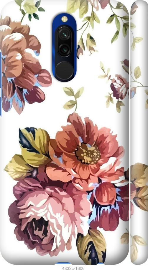 Чехол на Xiaomi Redmi 8 Vintage flowers