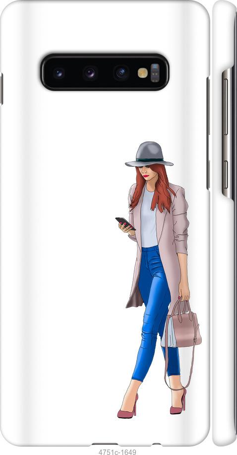 Чехол на Samsung Galaxy S10 Plus Девушка 1