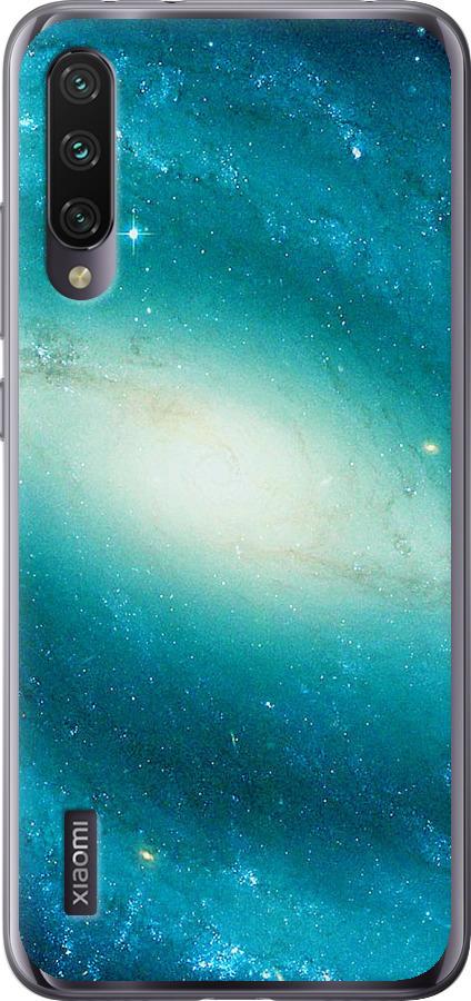 Чехол на Xiaomi Mi A3 Голубая галактика