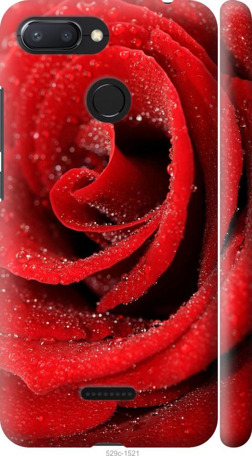 Чехол на Xiaomi Redmi 6 Красная роза