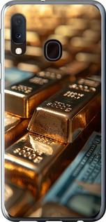Чехол на Samsung Galaxy A20e A202F Сияние золота