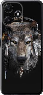 Чехол на Xiaomi Redmi 12 5G Волк-меломан