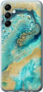 Чехол на Samsung Galaxy M14 M146B Green marble