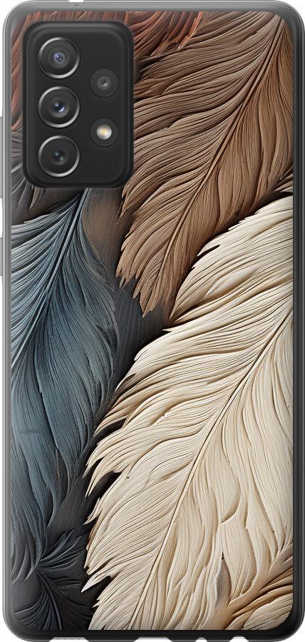Чехол на Samsung Galaxy A72 A725F Листья в стиле бохо