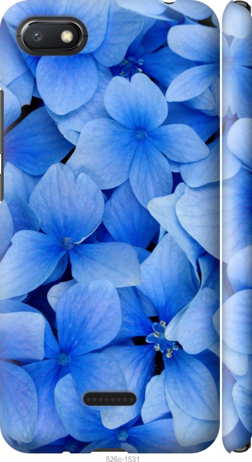 Чехол на Xiaomi Redmi 6A Синие цветы