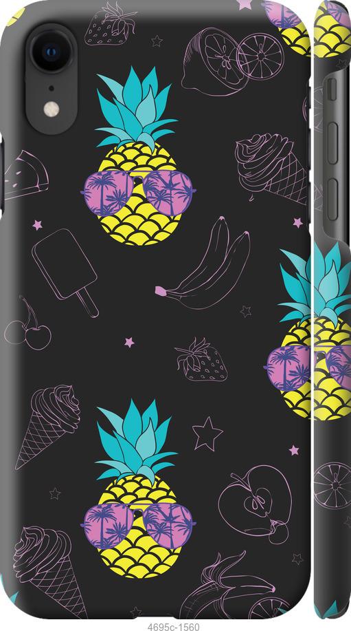 Чехол на iPhone XR Summer ananas