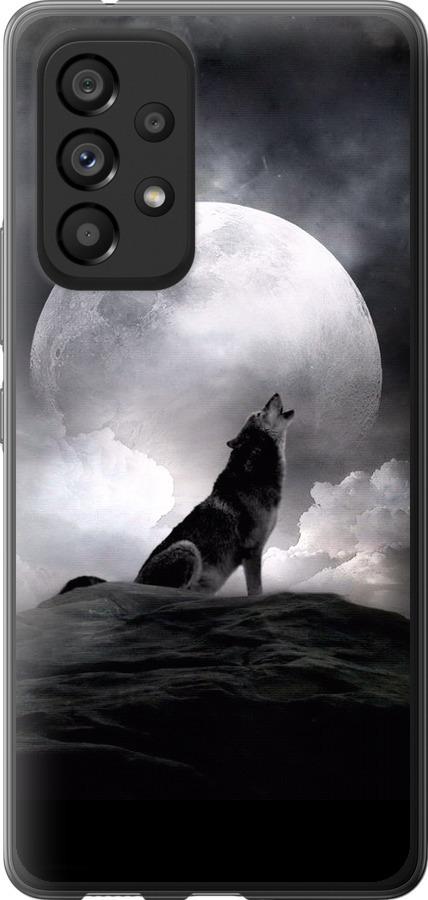 Чехол на Samsung Galaxy A53 A536E Воющий волк