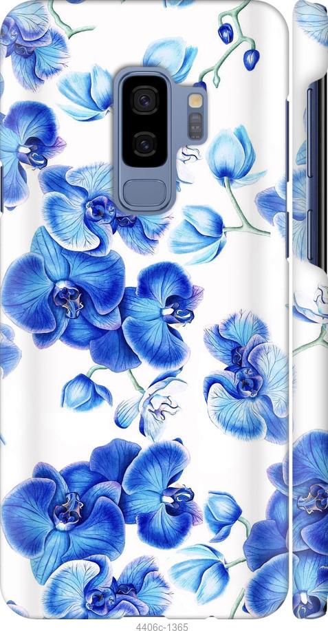 Чехол на Samsung Galaxy S9 Plus Голубые орхидеи