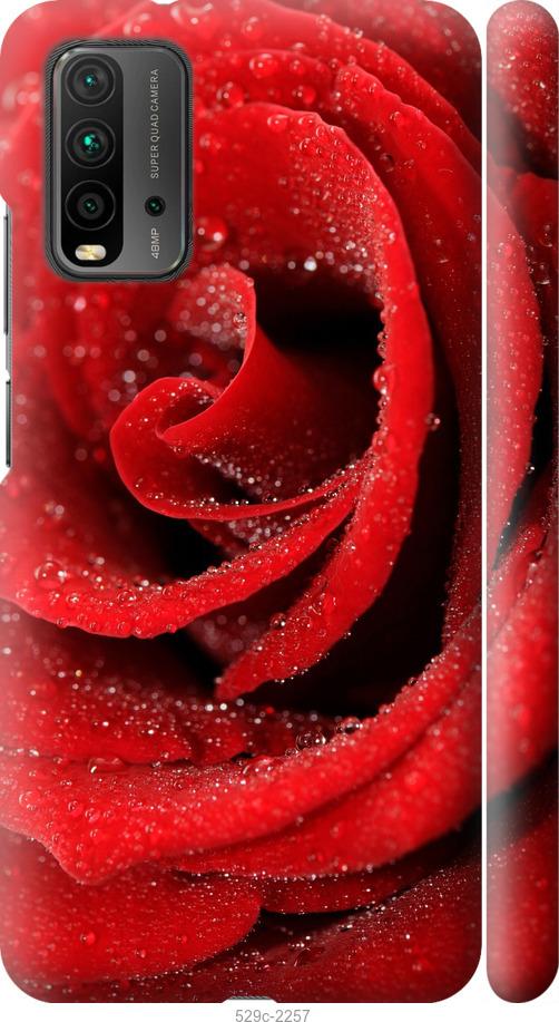 Чехол на Xiaomi Redmi 9T Красная роза