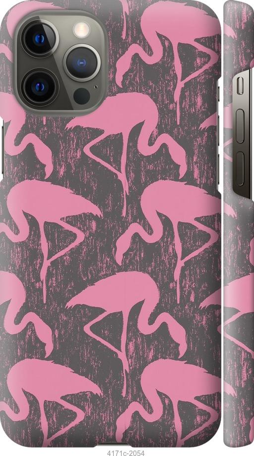 Чехол на iPhone 12 Pro Max Vintage-Flamingos