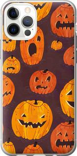 Чехол на iPhone 12 Pro Тыквы на Хеллоуин