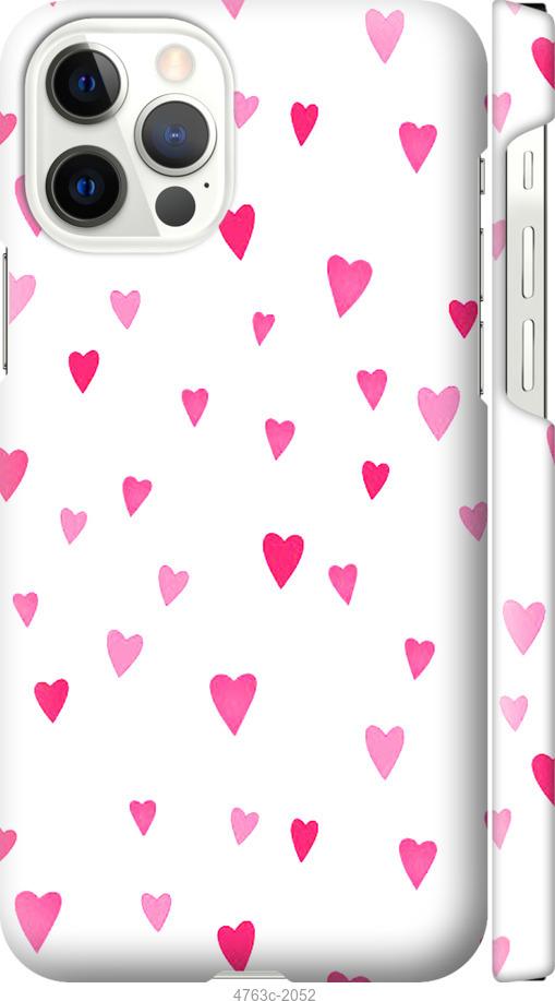 Чехол на iPhone 12 Pro Сердечки 2