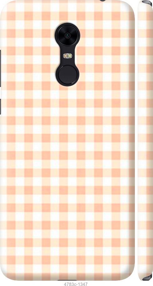Чехол на Xiaomi Redmi 5 Plus Узор в клетку