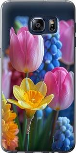 Чехол на Samsung Galaxy S6 Edge Plus G928 Весенние цветы