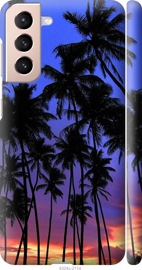 Чехол на Samsung Galaxy S21 Пальмы